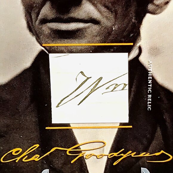 Authentic Charles Goodyear Handwriting Relic Piece of History Inventor - Picture 2 of 4